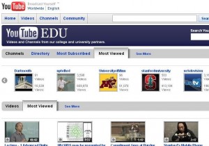 YouTube EDU – portal educaţional