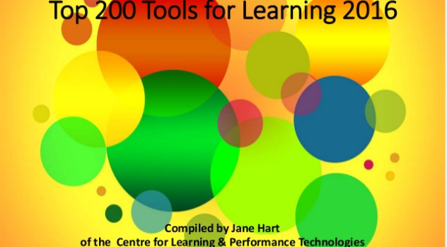 Top 200 Tools for Learning 2016 și vot pentru Top 200 Tools for Learning 2017